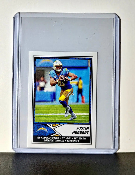 Justin Herbert 2024 Panini NFL Sticker #283 Los Angeles Chargers - Football Card Single