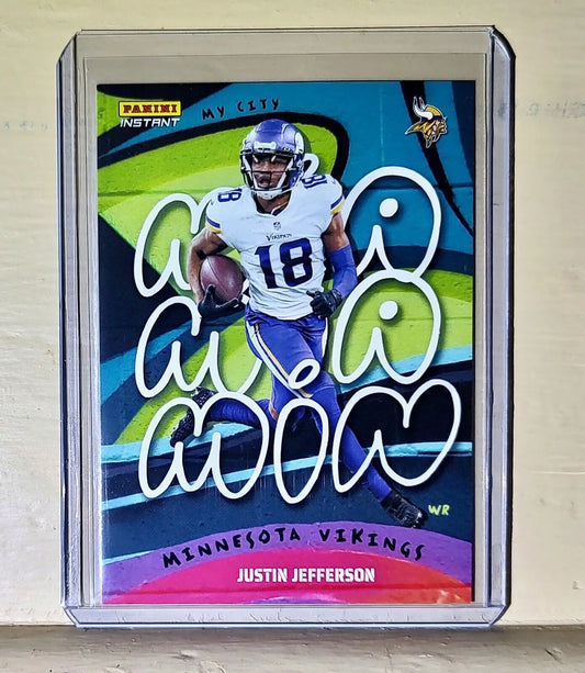 Justin Jefferson 2022 Panini NFL MyCity #21 Football Card 1/1860 - Football Card Single