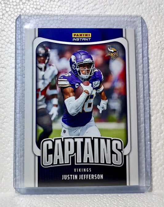 Justin Jefferson 2023 Panini NFL Captain #21 Football Card Vikings 1/331 - Football Card Single