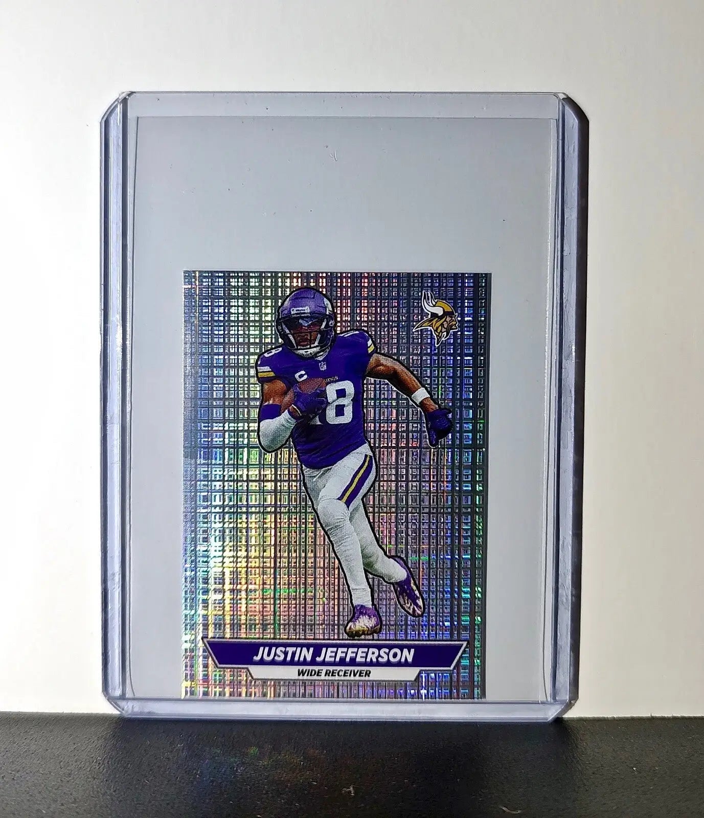 Justin Jefferson 2024 Panini NFL Sticker #424 Foil Minnesota Vikings - Football Card Single