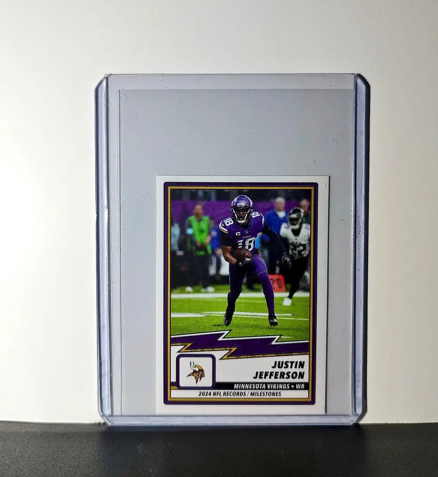 Justin Jefferson 2025 Panini NFL #25 Record/Milestone Sticker - Other