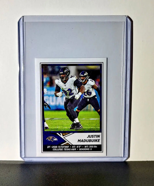 Justin Madubuike 2024 Panini NFL Sticker #113 Baltimore Ravens - Football Card Single