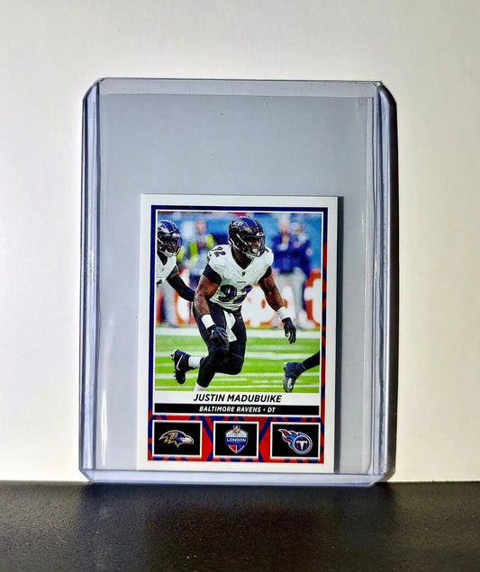 Justin Madubuike 2024 Panini NFL Sticker #9 London Games Baltimore Ravens - Football Card Single