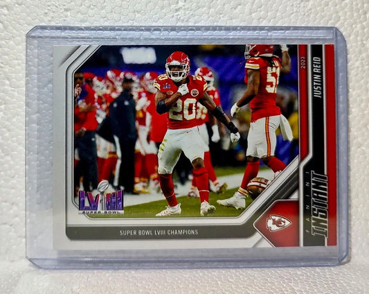 Justin Reid 2023 Panini NFL Superbowl Champions #31 Card Kansas City Chiefs - Football Card Single