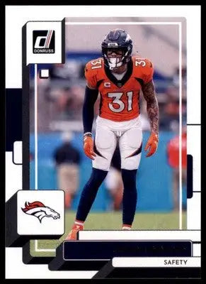 Justin Simmons 2022 Donruss #269 Denver Broncos - Football Card Single