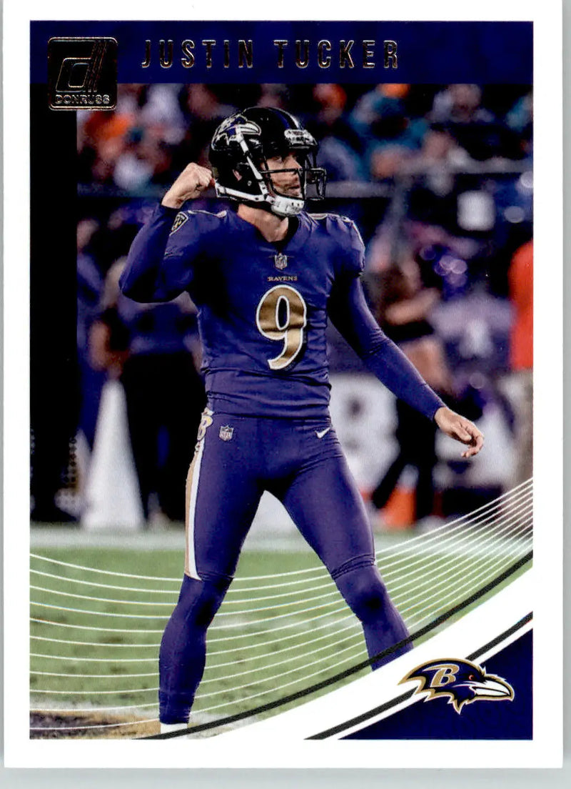 Justin Tucker - 2018 Donruss - #26 - Football - Football Card Single