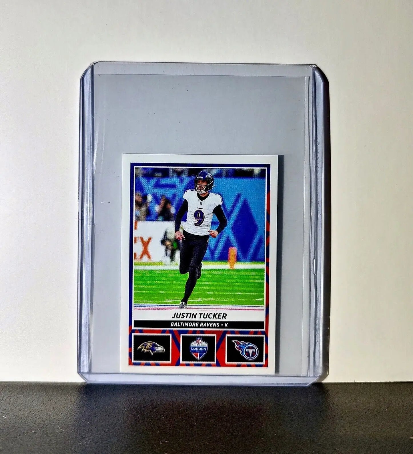 Justin Tucker 2024 Panini NFL Sticker #10 London Games Baltimore Ravens - Football Card Single