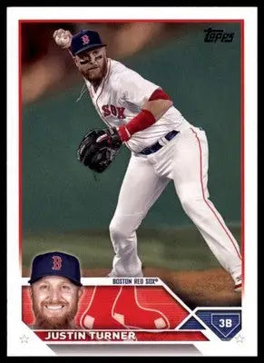 Justin Turner 2023 Topps #403 Boston Red Sox - Baseball Card Single