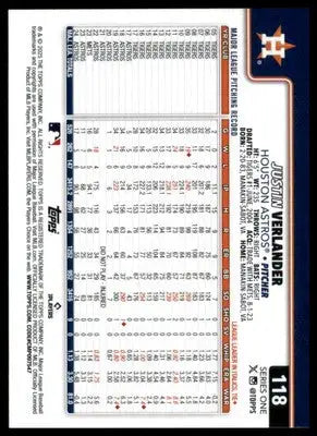 Justin Verlander 2025 Topps #118 Houston Astros - Baseball Card Single