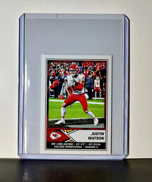 Justin Watson 2024 Panini NFL Sticker #253 Kansas City Chiefs - Football Card Single