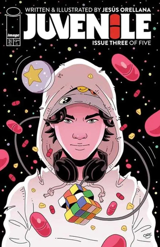 Comic book cover featuring Jesus Orellana Cover B Jesus Rubiks Cube Variant for Juvenile #3