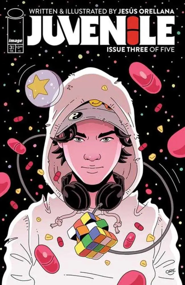 Comic book cover featuring Jesus Orellana Cover B Jesus Rubiks Cube Variant for Juvenile #3