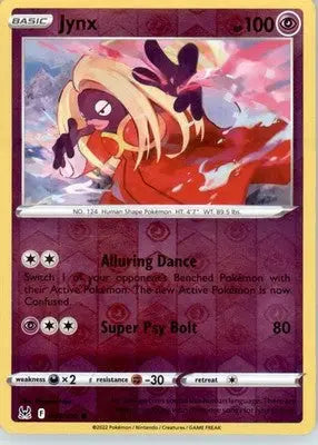 Jynx - SWSH11: Lost Origin - Reverse Holo LP - #068/196 - Pokémon Card Single