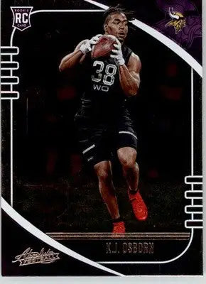 K.J. Osborn - 2020 Panini Absolute - #169 - Retail RC Football - Football Card Single