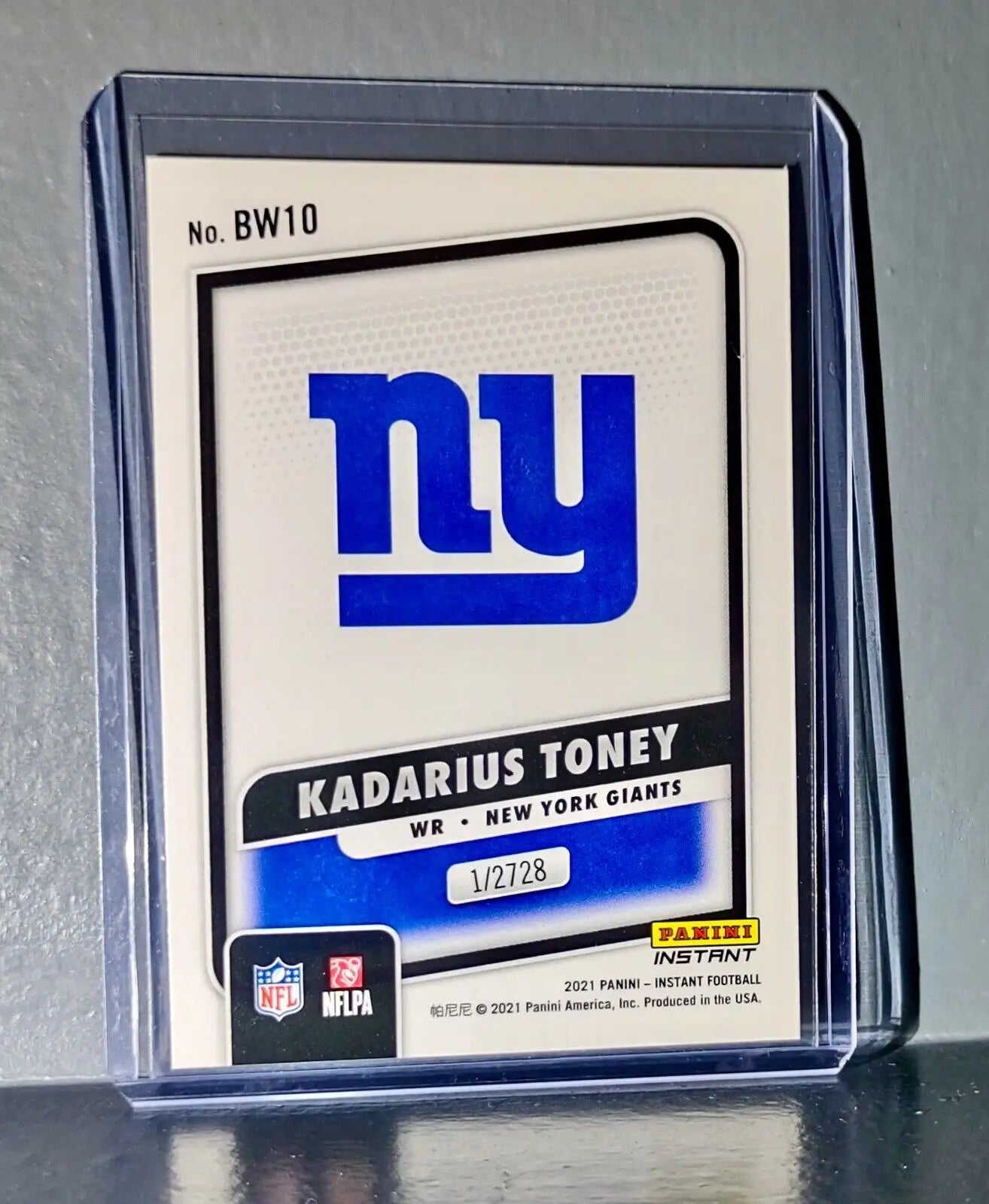 Kadarius Toney 2021 Panini NFL Black and White Rookies #10 Card 1/2728 - Football Card Single