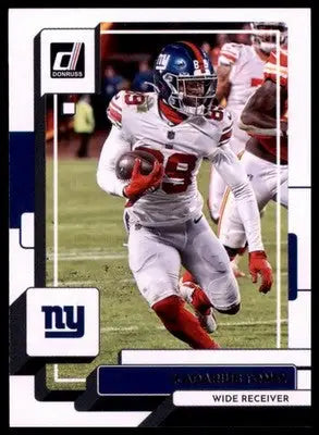Kadarius Toney 2022 Donruss #160 New York Giants - Football Card Single