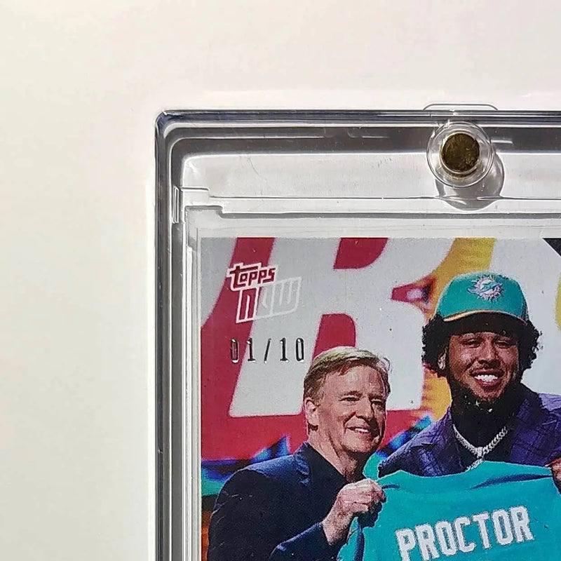 Kadyn Proctor Rookie 2026 Topps Now Draft Night #KPRO Black Foil 1/10 Card - Football Card Single