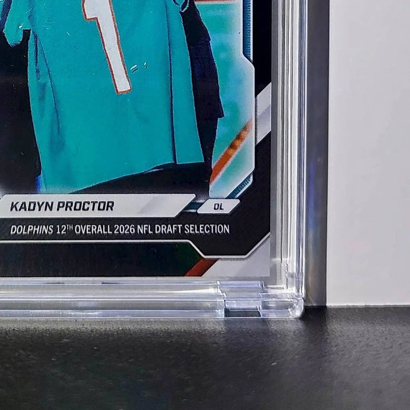 Kadyn Proctor Rookie 2026 Topps Now Draft Night #KPRO Black Foil 1/10 Card - Football Card Single