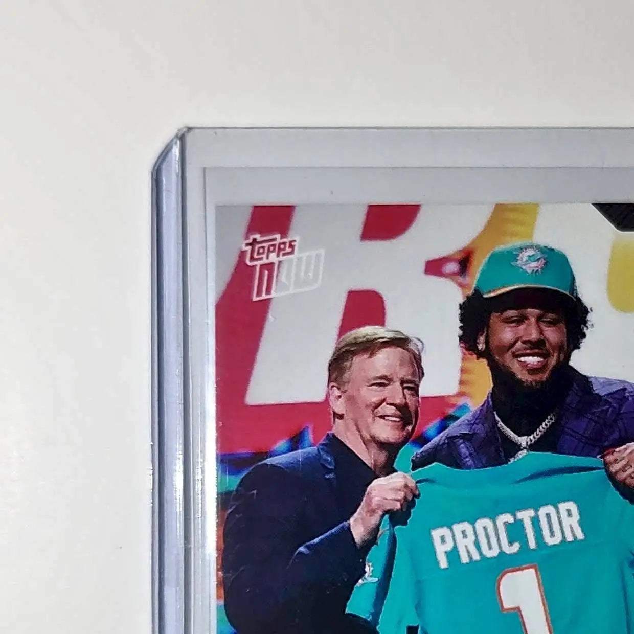 Kadyn Proctor Rookie 2026 Topps Now Draft Night #KPRO Card Miami Dolphins - Football Card Single