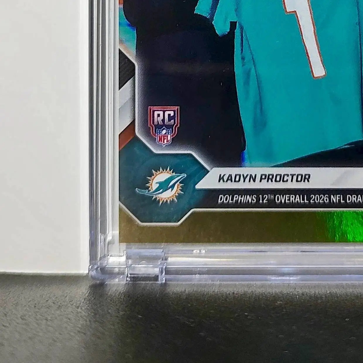 Kadyn Proctor Rookie 2026 Topps Now Draft Night #KPRO Gold Foil 14/25 Card - Football Card Single