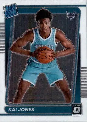 Kai Jones - 2021-22 Donruss Optic - #182 - RC Basketball - Basketball Card Single