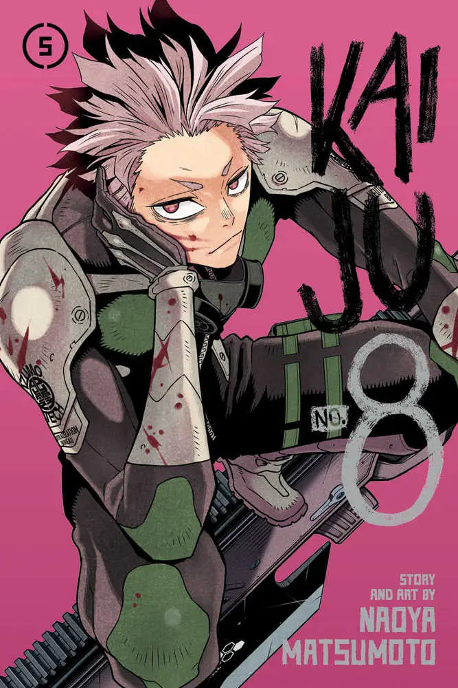 Kaiju No 8 Graphic Novel Volume 05 cover featuring defense force and Director General Shinomiya