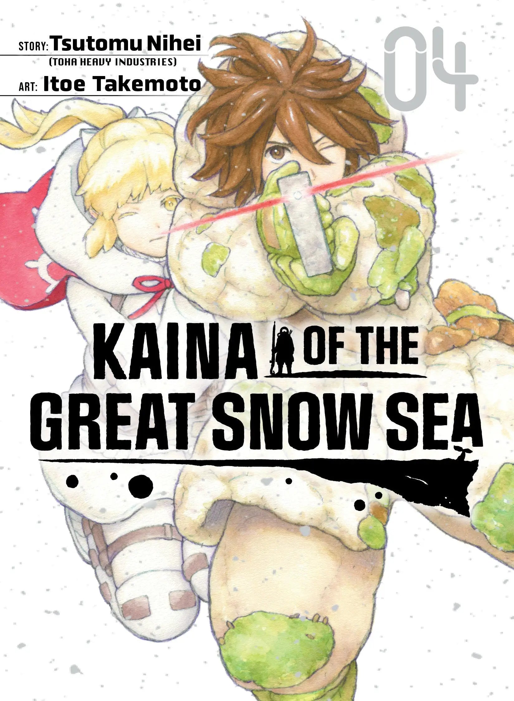 Manga volume 4 of Great Snow Sea with winter attire cover illustration