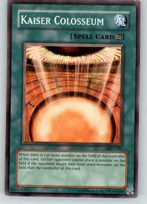 Kaiser Colosseum - Magician’s Force - MFC-031 - Moderately Played - Yu-Gi-Oh! Card Single