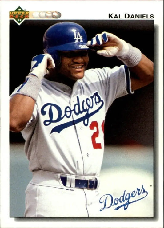 Kal Daniels 1992 Upper Deck MLB #284 Baseball Card Los Angeles Dodgers - Baseball Card Single