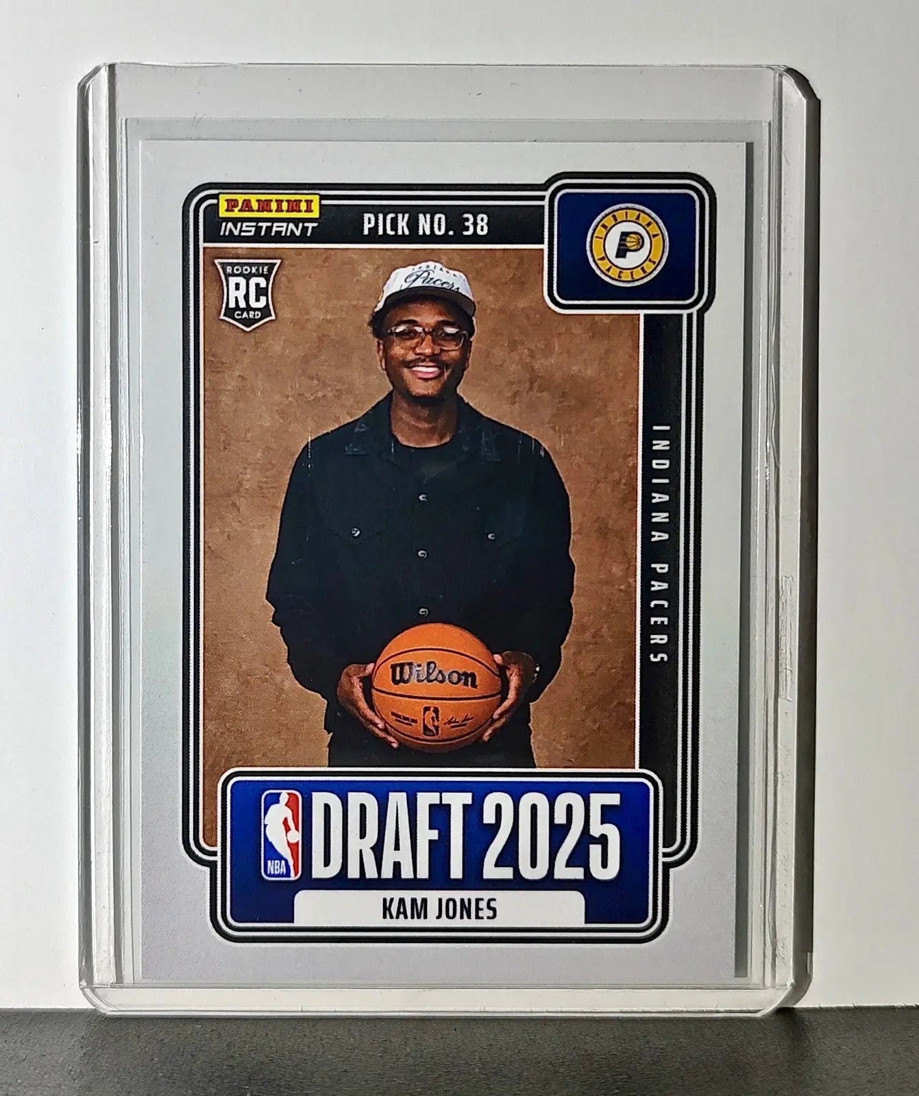 Kam Jones Rookie 2025-26 Panini NBA #30 Draft Night Card Indiana Pacers - Basketball Card Single