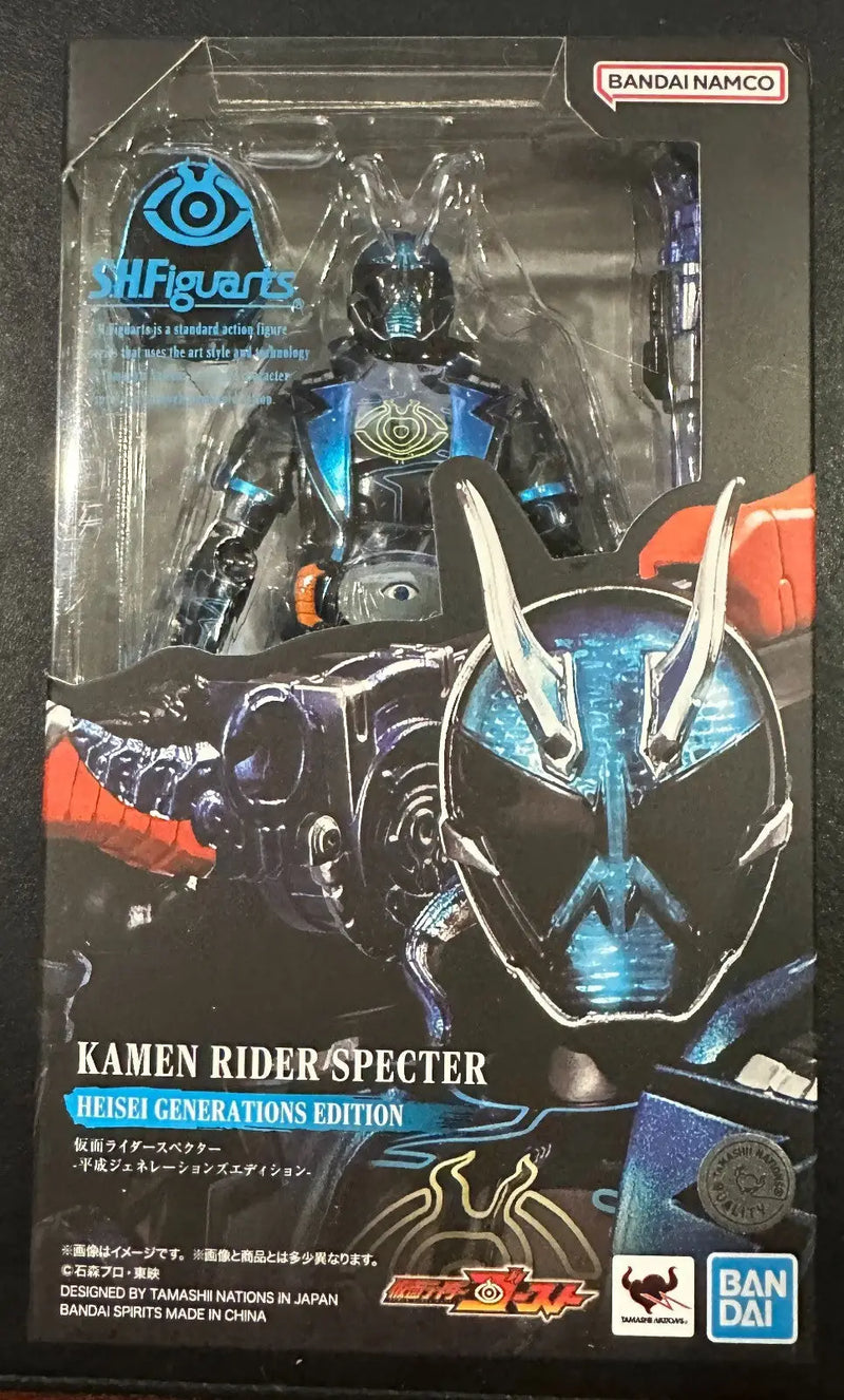 Kamen Rider Ghost Specter action figure in sealed packaging, perfect for collectors