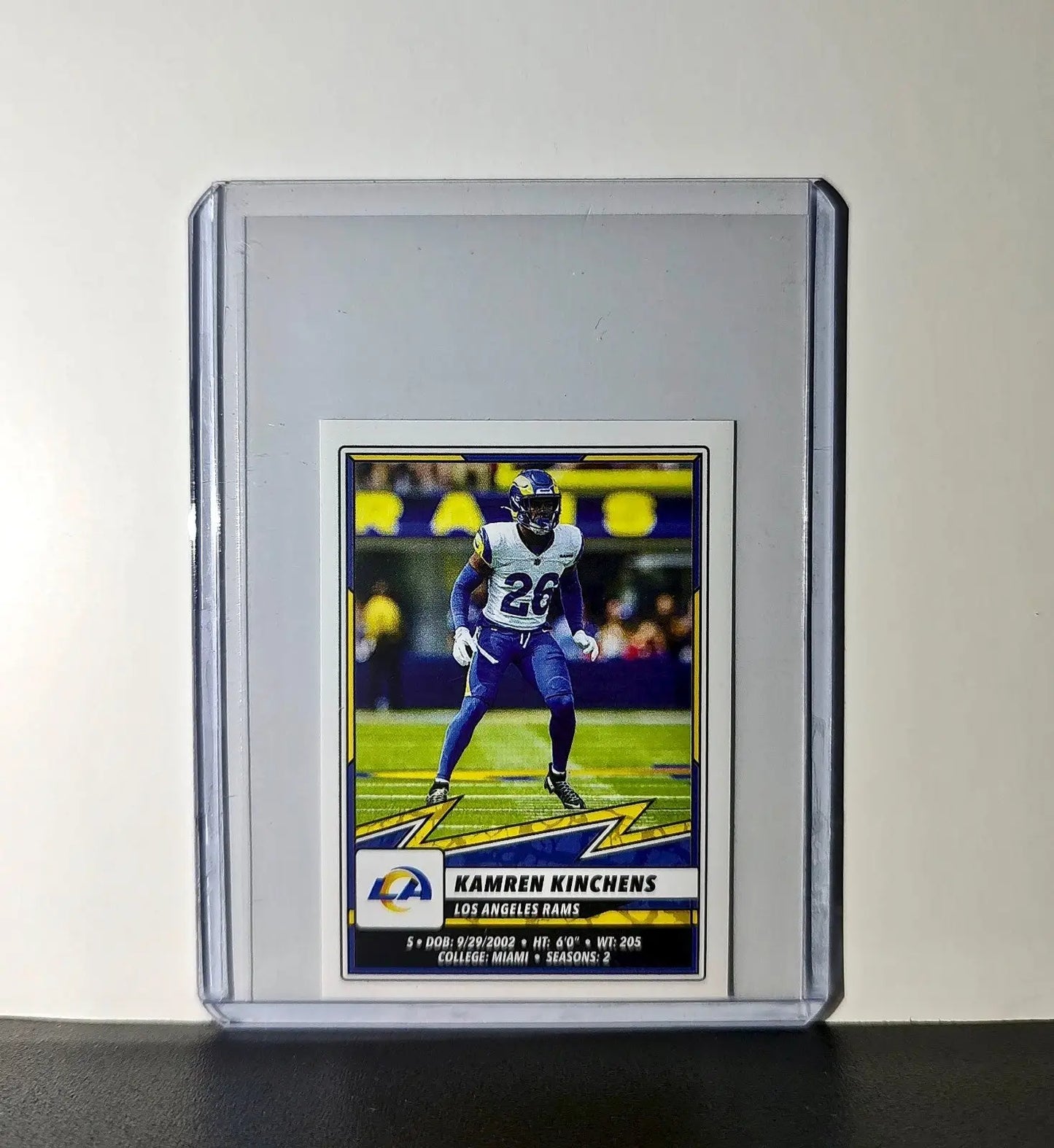 Kamren Kinchens 2025 Panini NFL #516 Sticker Los Angeles Rams