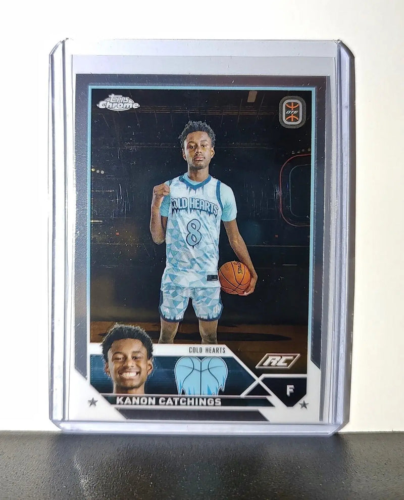Kanon Catchings Rookie Card 2023-24 Topps Chrome Overtime #17 Cold Hearts - Basketball Card Single