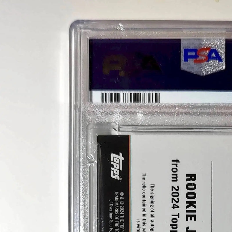 Kanon Catchings Rookie Jersey 2023 Topps Chrome OTE 26/99 PSA 8 Auto 10 - Basketball Card Single