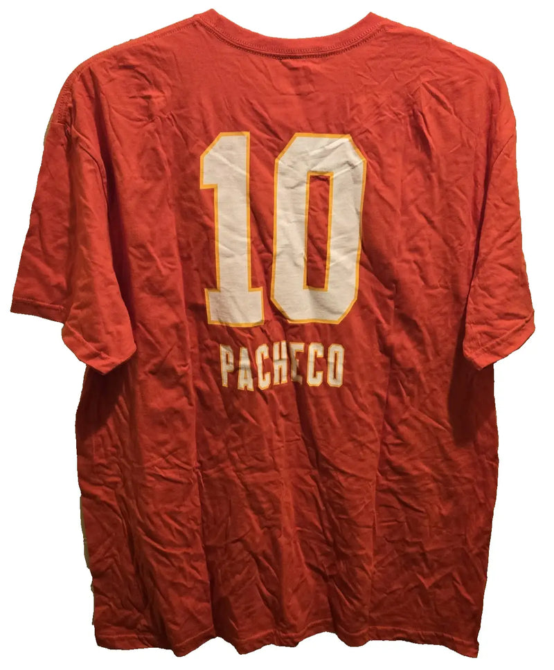 Kansas City Chiefs Isiah Pacheco #10 T-Shirt XL – Fanatics NFL Red Tee – Men’s - Apparel