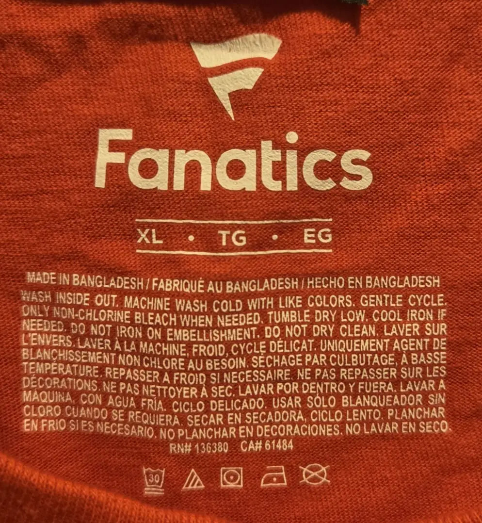 Kansas City Chiefs Isiah Pacheco #10 T-Shirt XL – Fanatics NFL Red Tee – Men’s - Apparel