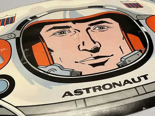 KAPHANS Astronaut Paper Mask Kids Menu Houston Tx Apollo Astroworld 1977 NASA - Entertainment Memorabilia