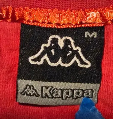 Kappa T-Shirt Mens M 2010 World Cup South Africa Red Short Sleeve Logo Patch - Apparel