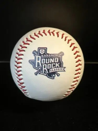 Autographed Karbach Round Rock Texas Classic NCAA College Baseball Logo Ball