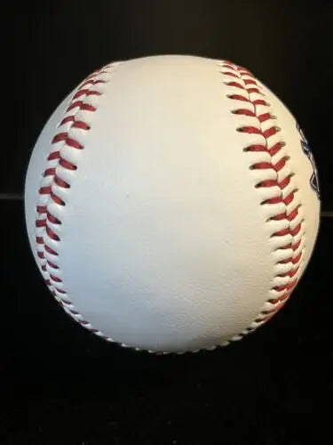 White baseball with red stitching featuring Karbach Round Rock Texas Classic NCAA logo
