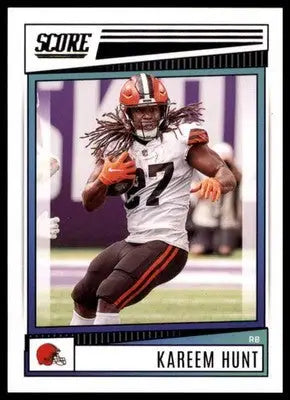 Kareem Hunt 2022 Score #205 Cleveland Browns - Football Card Single
