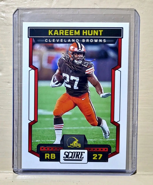 Kareem Hunt 2023 Panini NFL #208 Score Football Card Cleveland Browns
