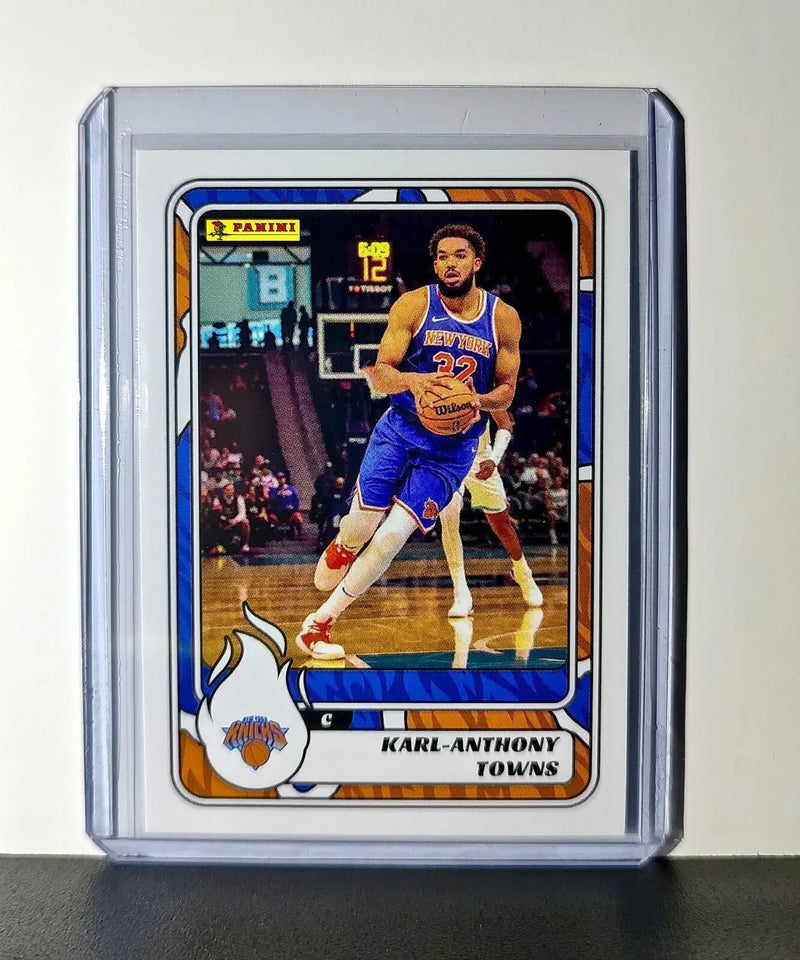 Karl-Anthony Towns 2024-25 Panini NBA #52 Sticker Card New York Knicks
