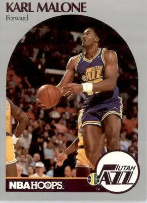 Karl Malone - 1990-91 Hoops - #292 - Basketball - Basketball Card Single