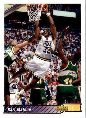 Karl Malone - 1992-93 Upper Deck - #112 - Basketball - Basketball Card Single