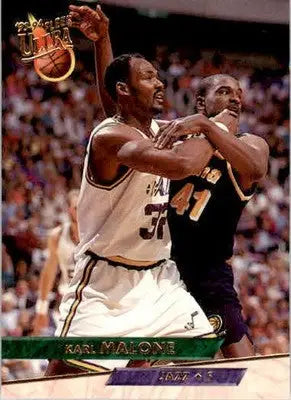 Karl Malone - 1993-94 Ultra - #189 - Promotional Panel Singles Basketball - Basketball Card Single