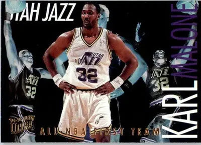 Karl Malone - 1994-95 Ultra - #1 - All-NBA Basketball - Basketball Card Single