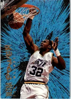Karl Malone - 1994-95 Ultra - #5 - Ultra Power Basketball - Basketball Card Single