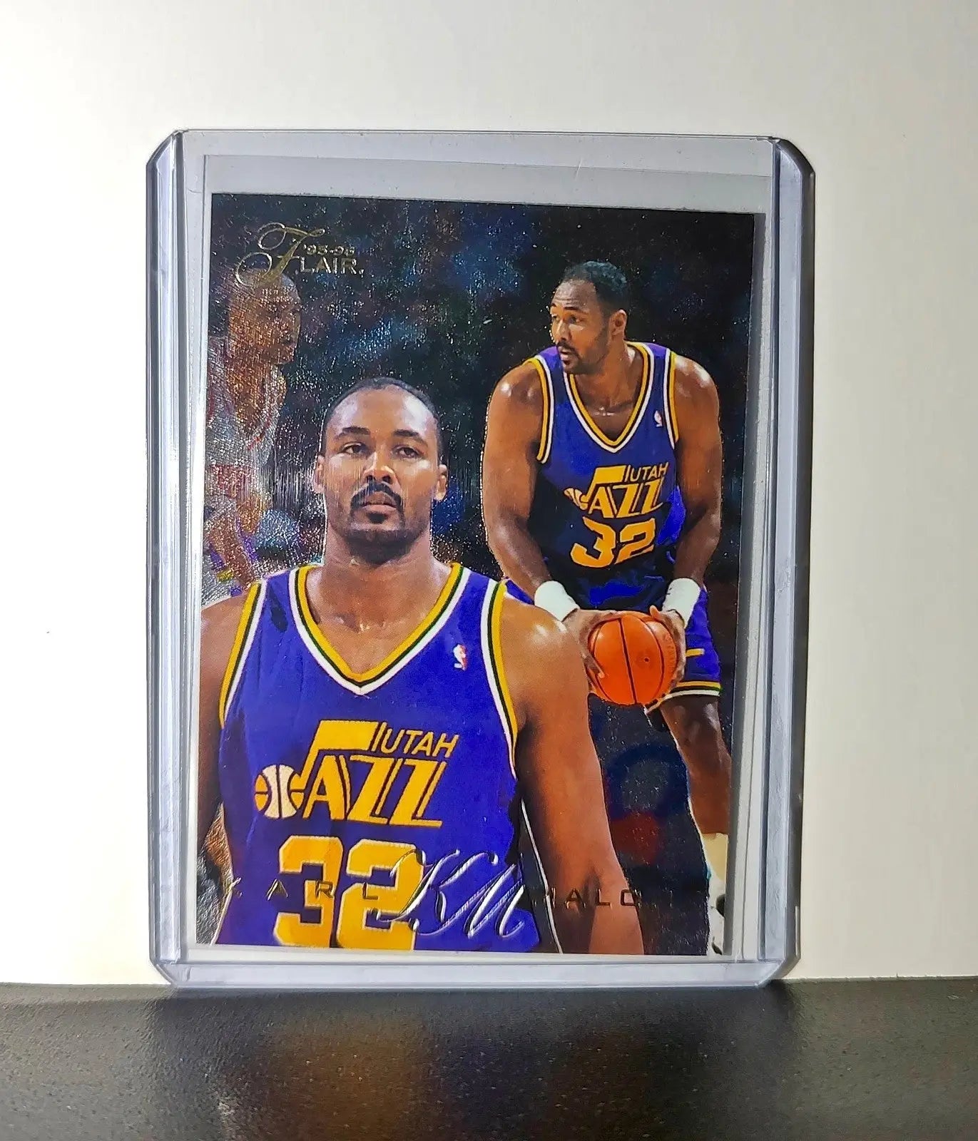 Karl Malone 1995-96 Flair NBA #138 Card Utah Jazz - Basketball Card Single