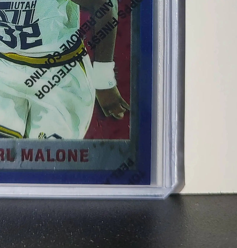 Karl Malone 1995-96 Topps Finest NBA #209 Card Utah Jazz